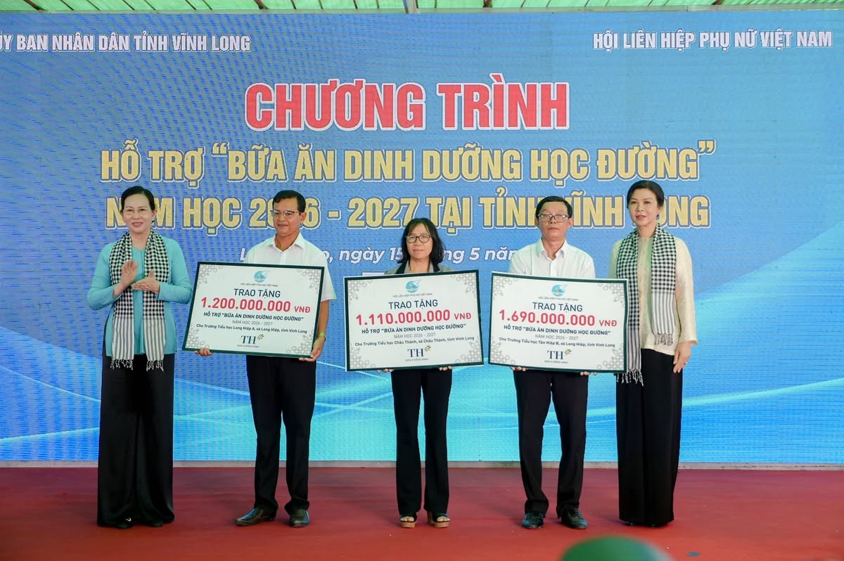 Quỹ Vì Tầm Vóc Việt và Tập đoàn TH đồng hành triển khai chương trình "Bữa ăn dinh dưỡng học đường" năm học 2026-2027